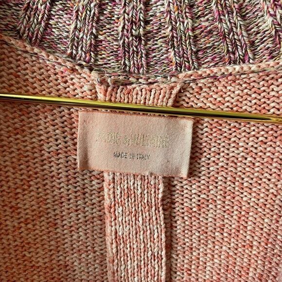 ZADIG & VOLTAIRE Tanya Cardigan Sunflower Pink Size XS/S - Picture 7 of 12